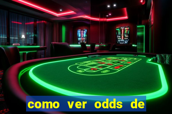 como ver odds de jogos passados